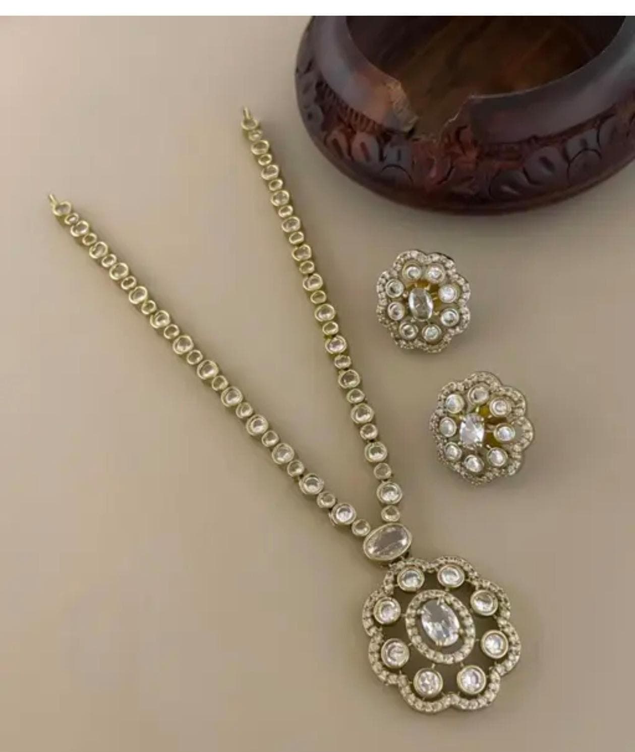 Pastel Oval Statement Set