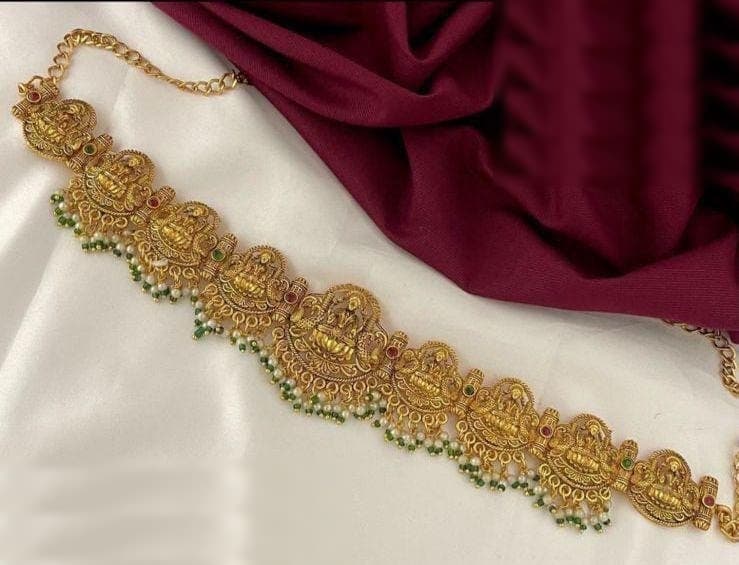 Antique Gold Temple Waist Belt